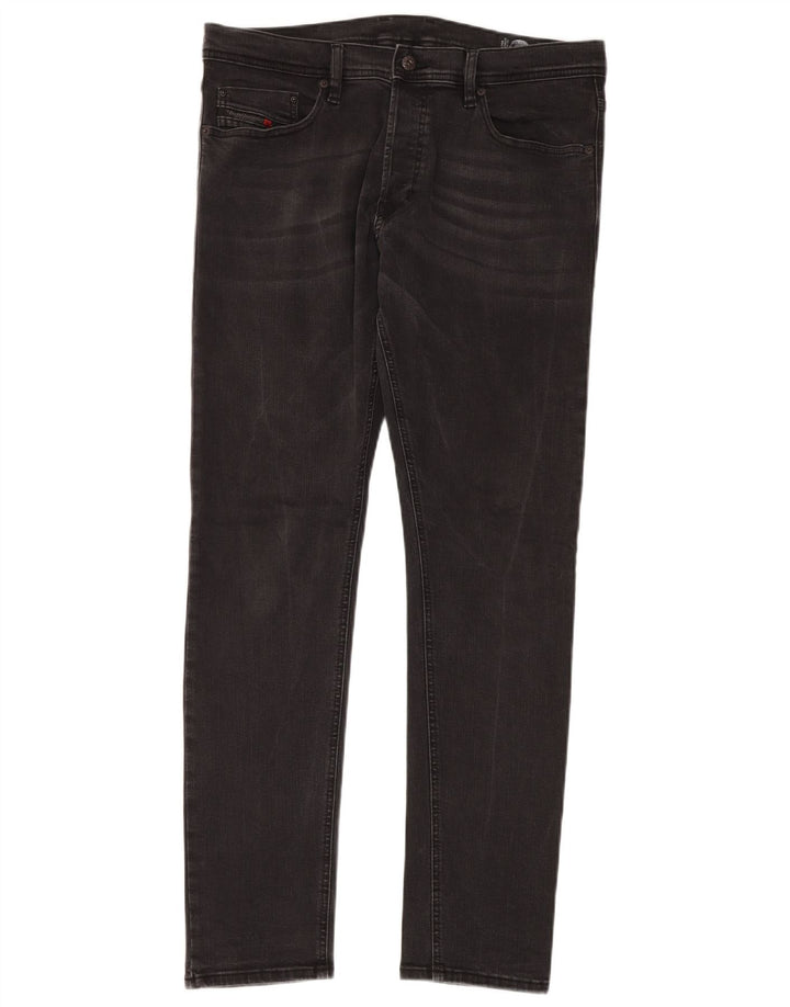 Diesel Hombre Tepphar Carrot Slim Jeans W32 L32 Negro