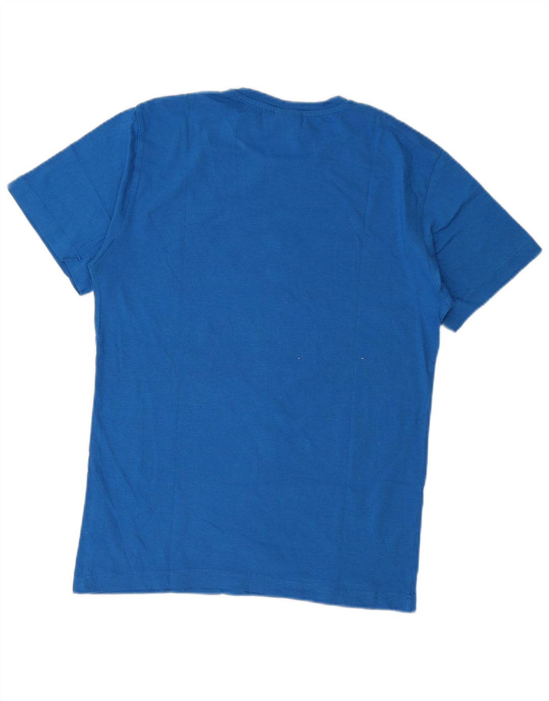 Lotto Hombre Camiseta Gráfica Top Algodón Azul Medio
