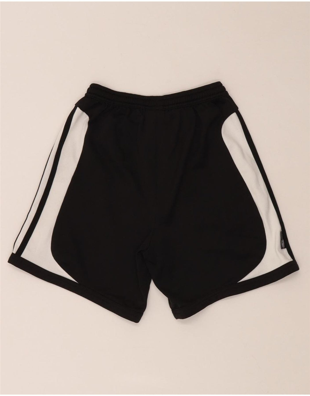 ADIDAS Pantalones cortos deportivos para niño 12-13 años Negro Poliéster color block