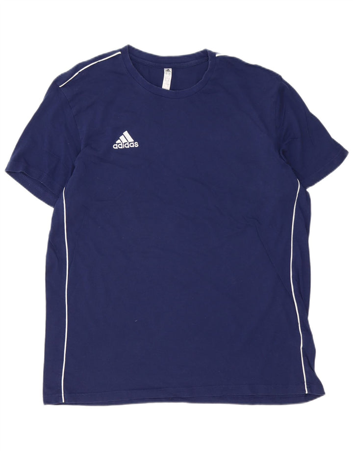 ADIDAS Camiseta Hombre Top XL Azul Marino Algodón