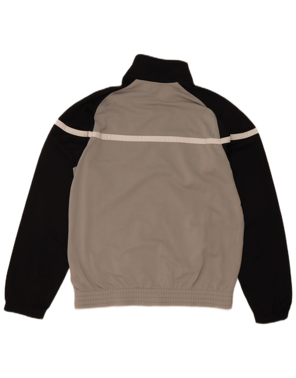 Nike Chaqueta de chándal para hombre UK 36/38 Small Gris Colorblock Poliéster