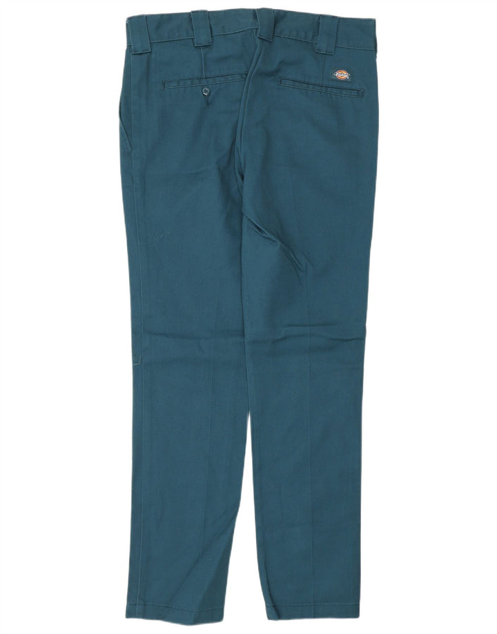 Dickies Pantalón chino slim fit para hombre W32 L32 Poliéster azul