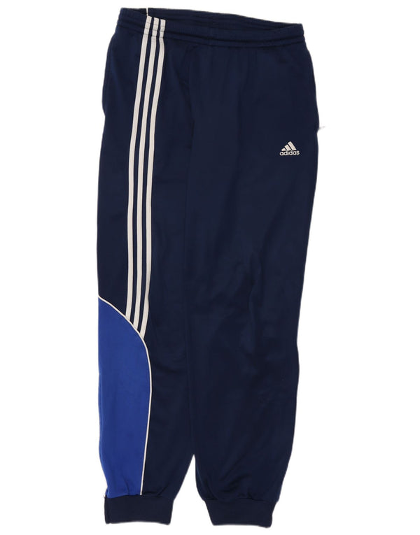 Adidas Pantalones de chándal para hombre Joggers UK 42/44 Medium Azul marino Poliéster