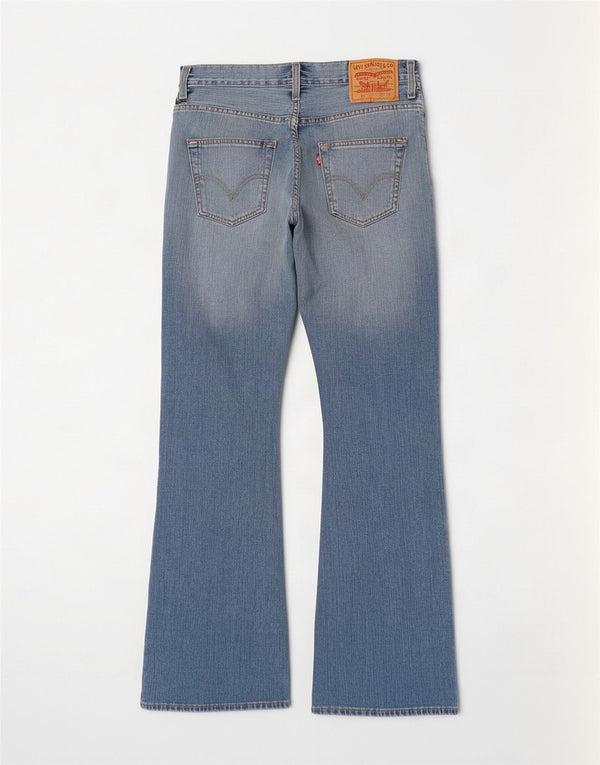 Levi's Hombre 507 Slim Bootcut Jeans W31 L34 Algodón Azul