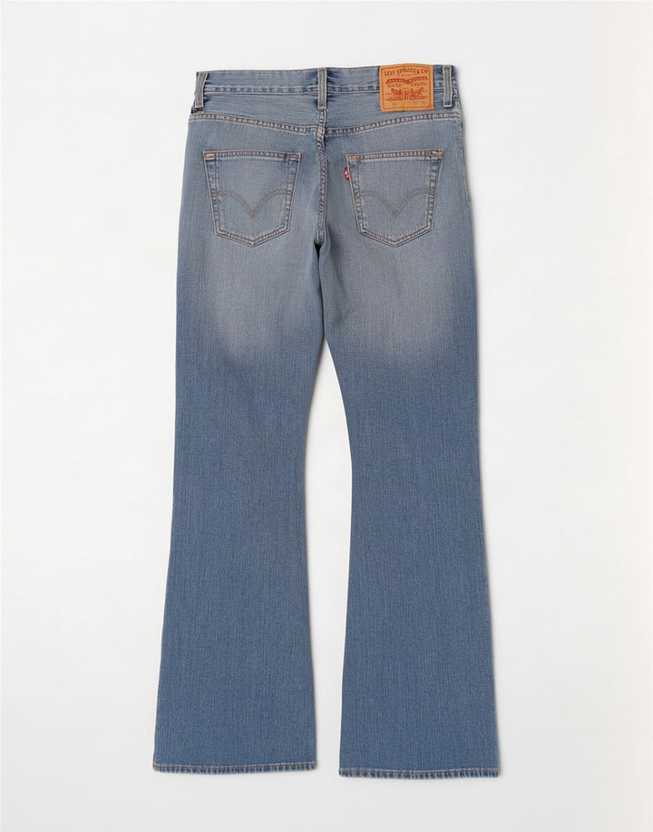 Levi's Hombre 507 Slim Bootcut Jeans W31 L34 Algodón Azul