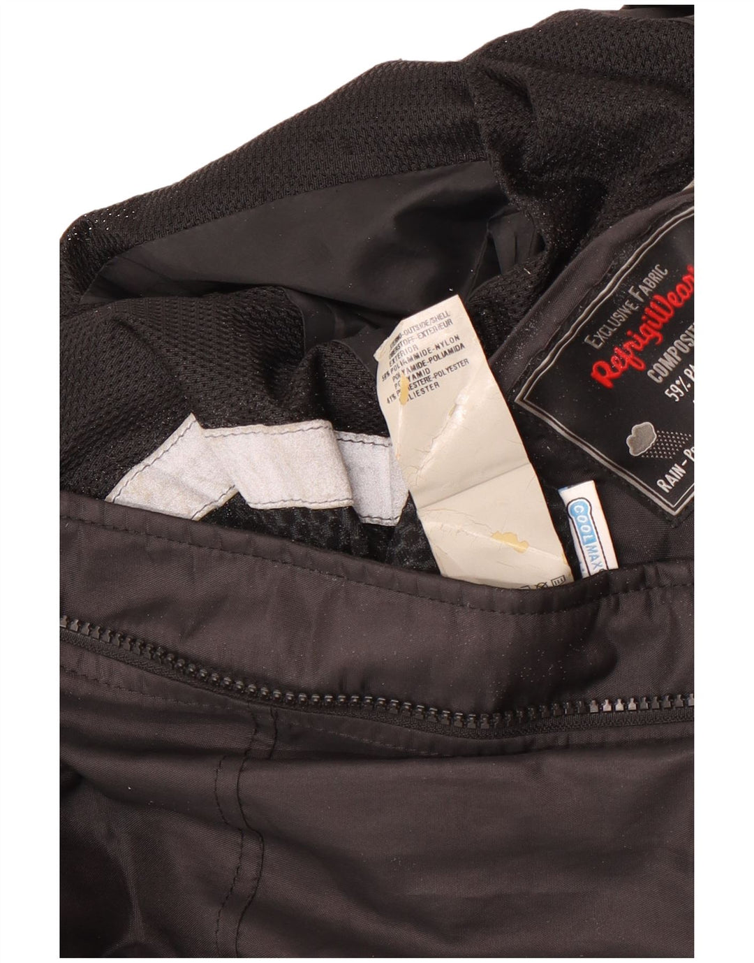 Refrigiwear Chaqueta impermeable para hombre UK 38 Medium Black Polyamide