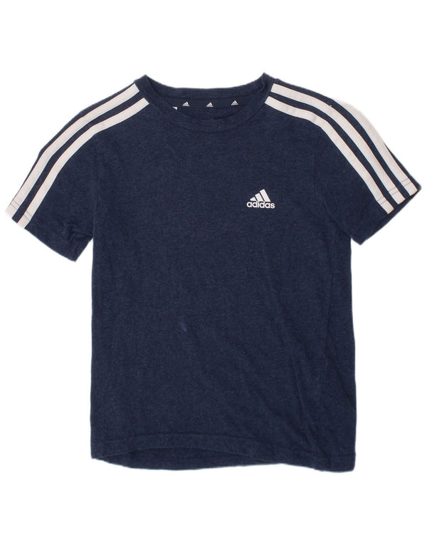 Adidas Camiseta Niño Top 7-8 Años Azul Marino Algodón
