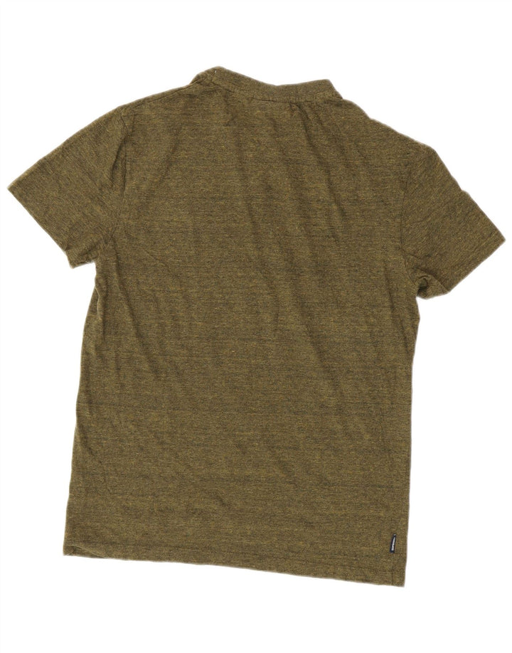 Superdry Camiseta para hombre Top Small Khaki Moteado