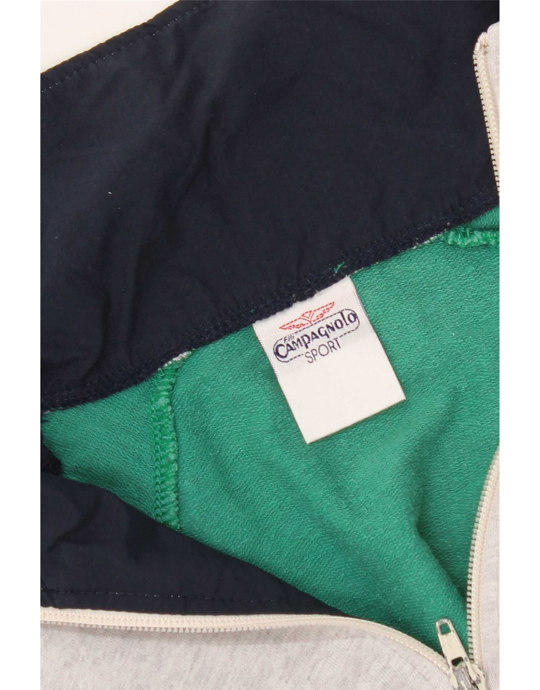 Campagnolo Sudadera Con Cremallera En El Cuello Jumper Medium Green Colourblock