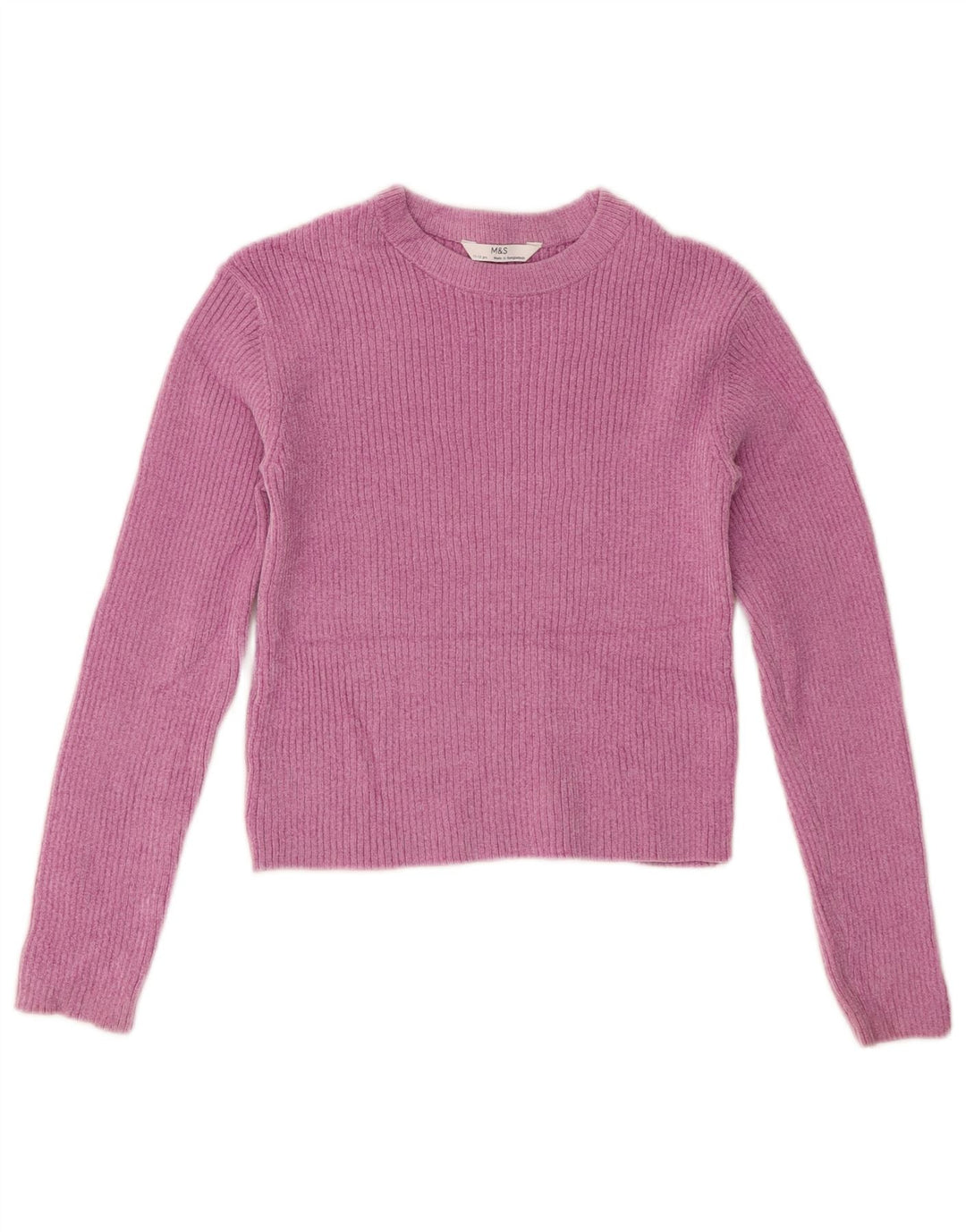 Marks & Spencer Top corto para niña Manga larga 11-12 años Poliéster rosa