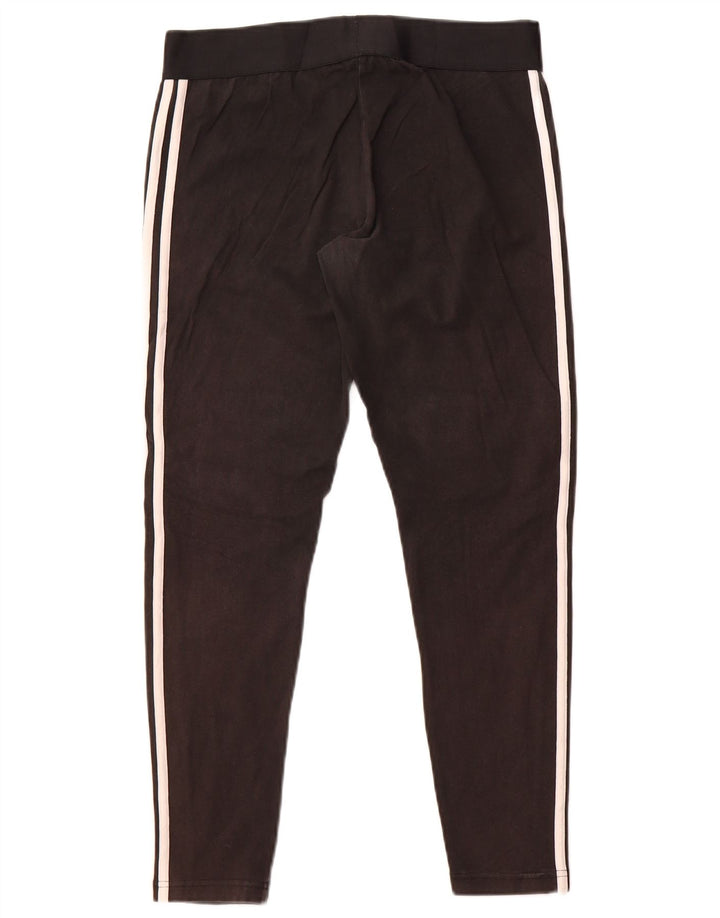 Adidas Leggings para mujer Reino Unido 16/18 Grande Negro Algodón