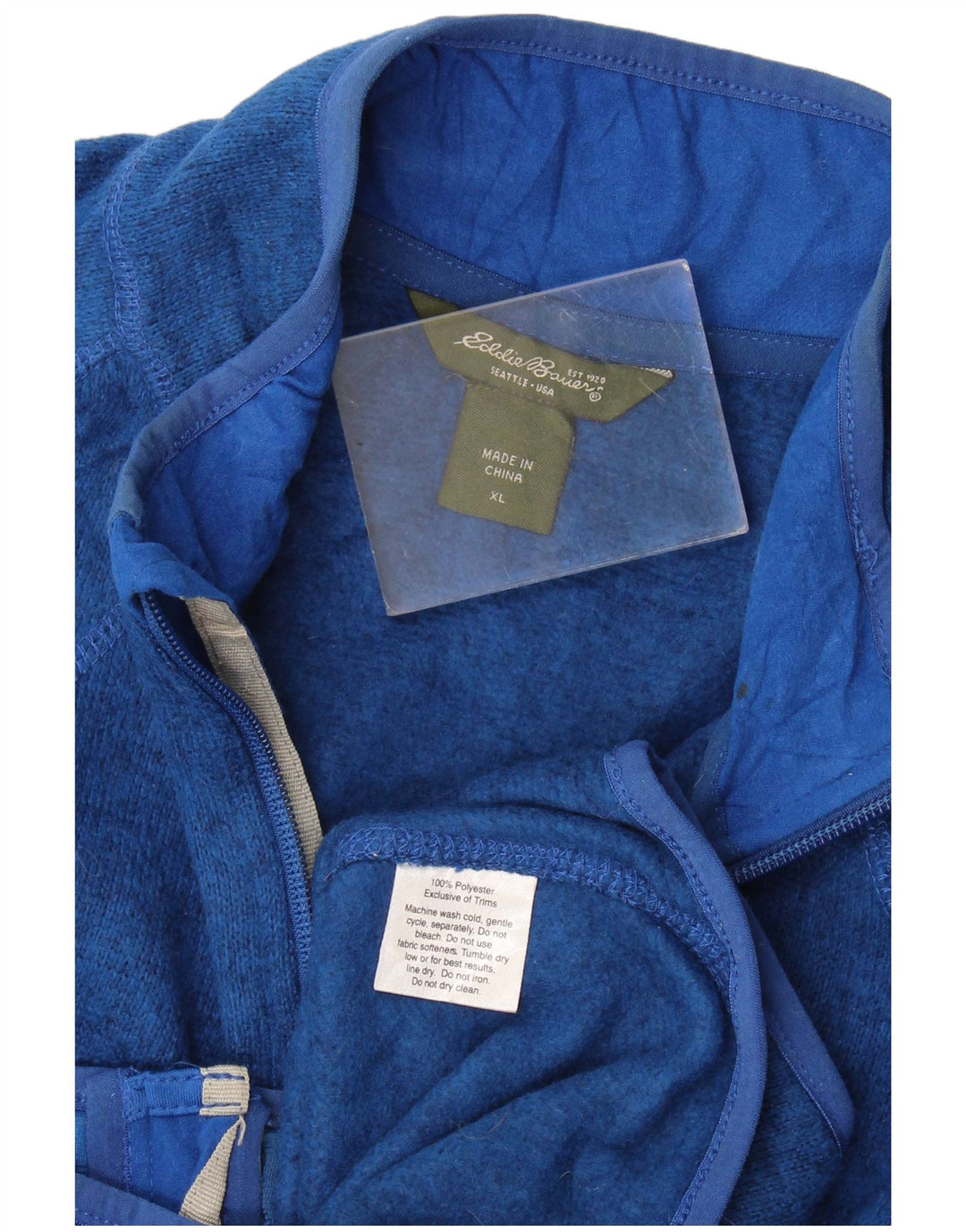 Eddie Bauer Chaqueta de chándal para mujer UK 40 XL Poliéster azul