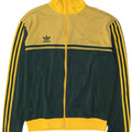 Adidas Hombre Graphic Chándal Top Chaqueta Grande Amarillo Colorblock Poliamida