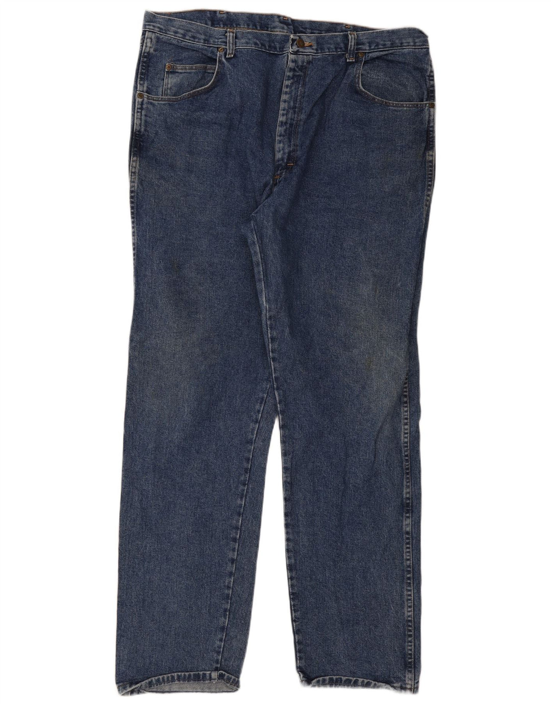 Vaqueros Wrangler Hombre Rectos W42 W34 Algodón Azul