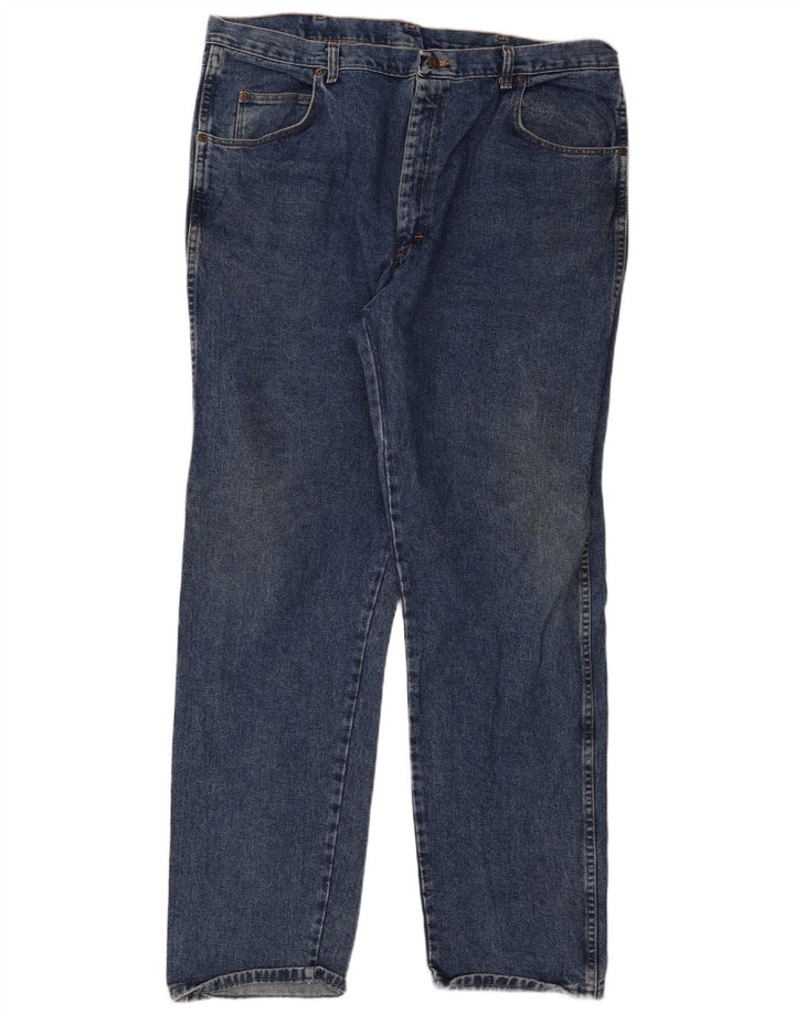 Vaqueros Wrangler Hombre Rectos W42 W34 Algodón Azul