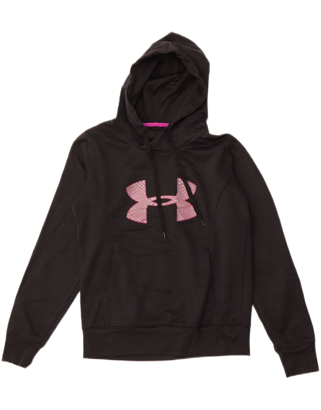 UNDER ARMOUR Jersey con capucha y gráfico Cold Gear para mujer Reino Unido 40 Mediano Negro