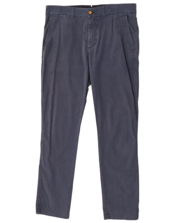 Harmont & Blaine Pantalones chinos ajustados para hombre IT 46 Small W34 L30 Azul marino