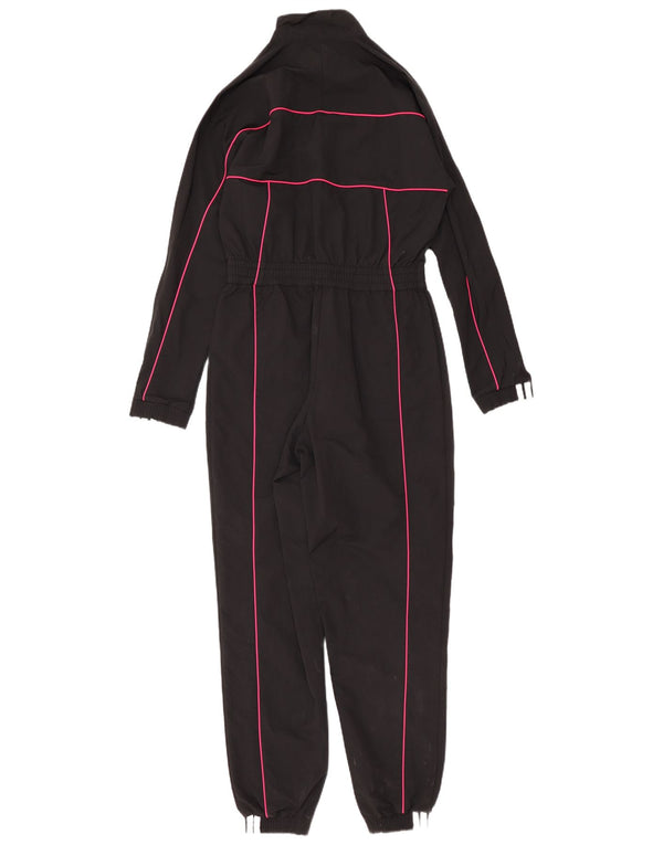 Adidas Mono gráfico de manga larga para mujer UK 6 XS Poliamida negra