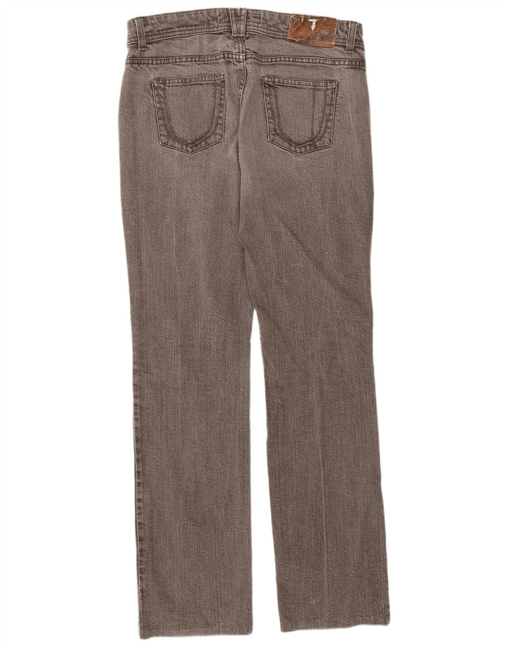 Vaqueros Trussardi Mujer Rectos W28 L30 Marrón Algodón