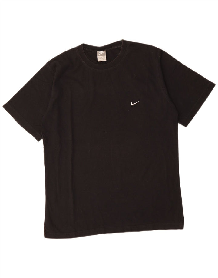 NIKE Camiseta para hombre Top UK 42/44 Large Negro Algodón