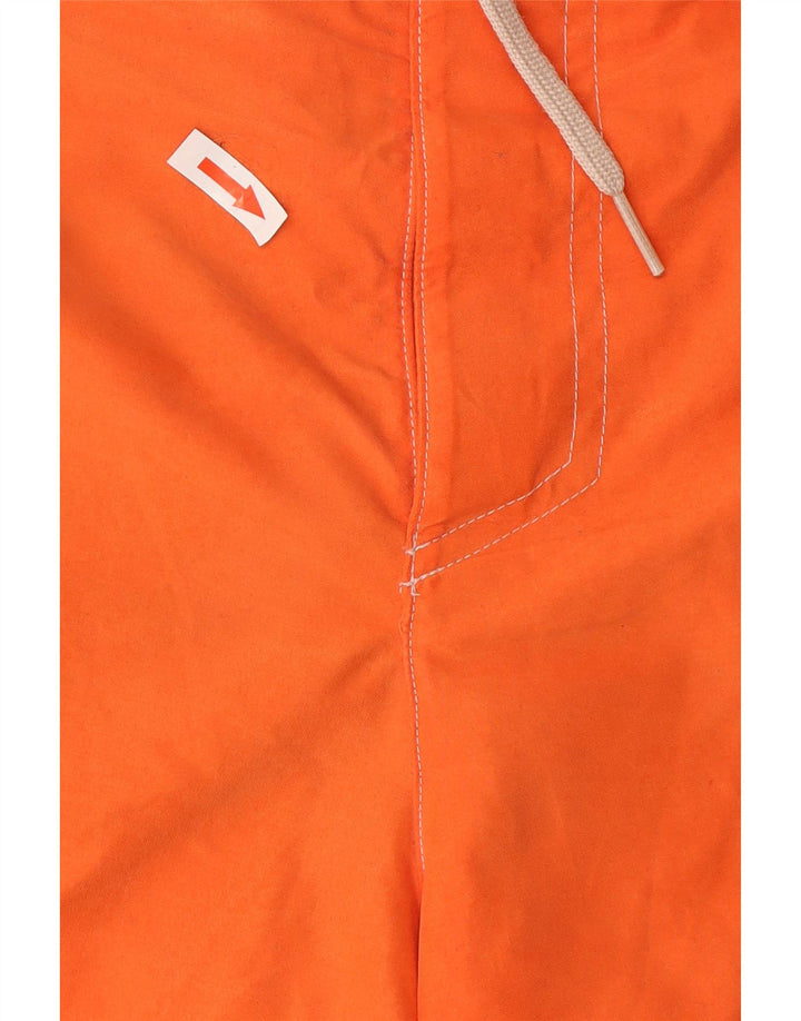 Fila Bañador con estampado gráfico para hombre, tamaño grande, color naranja, poliéster