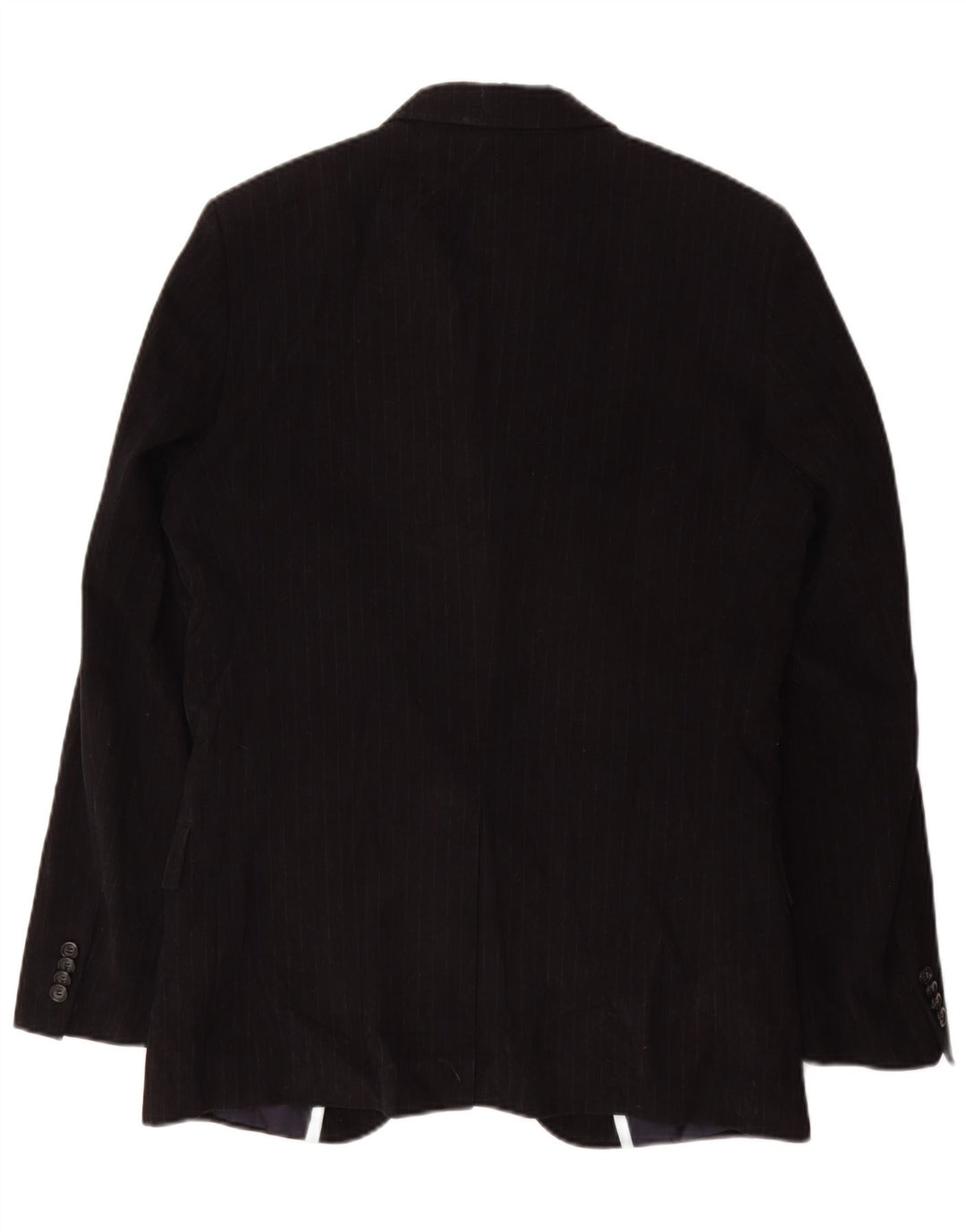 HUGO BOSS Chaqueta tipo blazer de 2 botones para hombre EU 50 Large Algodón negro a rayas