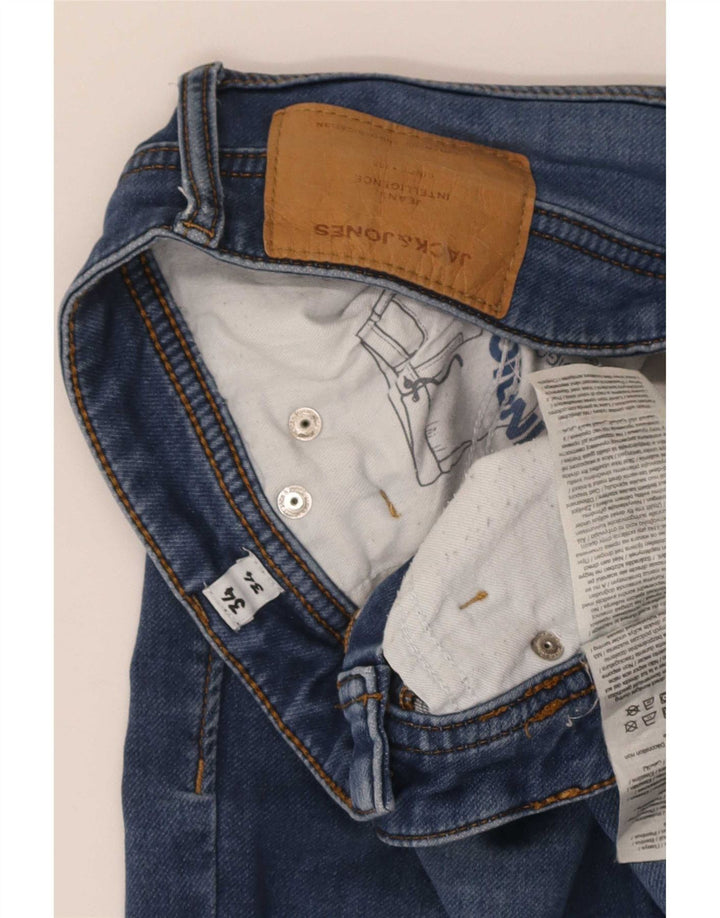 Jack & Jones Mujer GLENN Slim Jeans W34 L34 Algodón Azul