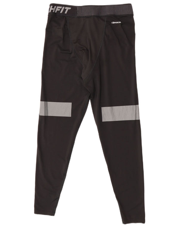 Adidas Mens Climacool Leggings Grande Negro Poliéster