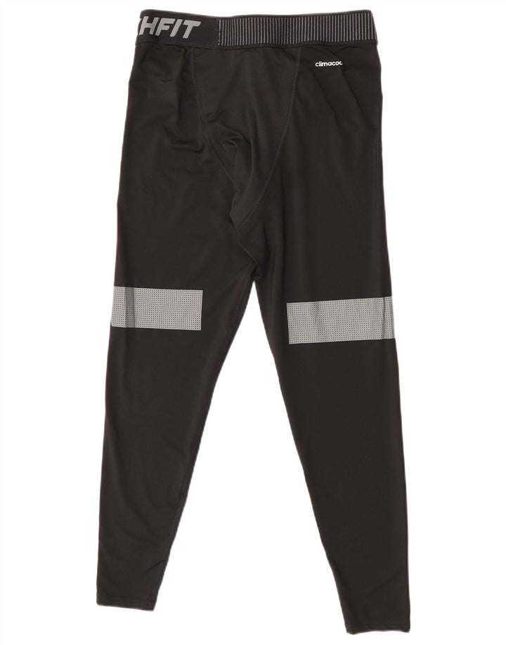 Adidas Mens Climacool Leggings Grande Negro Poliéster