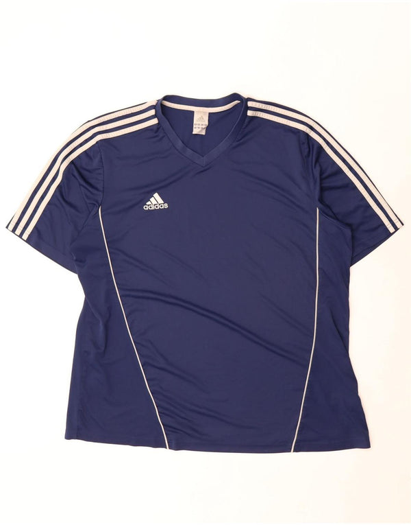 Adidas Camiseta Hombre Top 2XL Azul Marino Poliéster