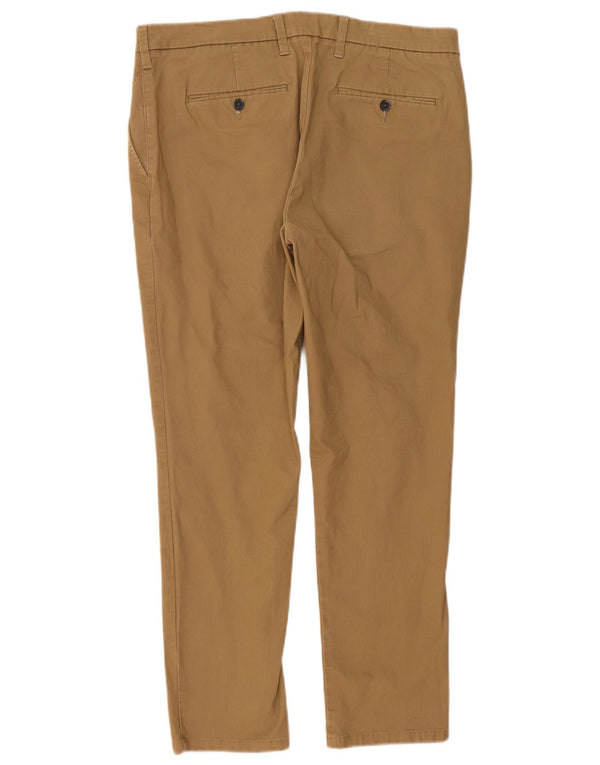 Marks & Spencer Pantalones chinos ajustados para hombre W36 L29 Algodón beige