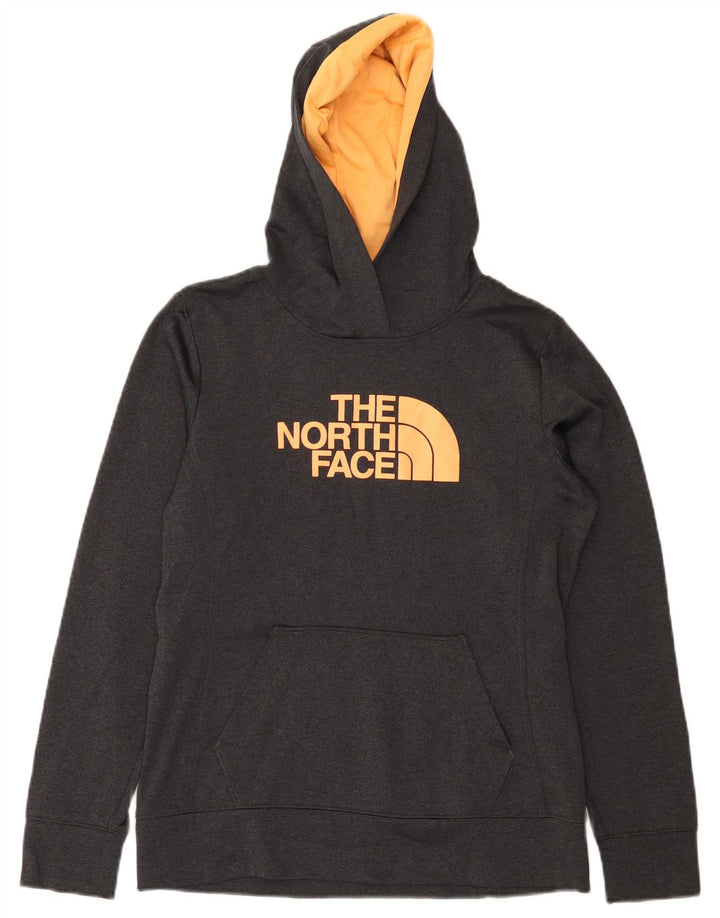 The North Face Jersey con capucha gráfica para mujer UK 12 Poliéster gris medio