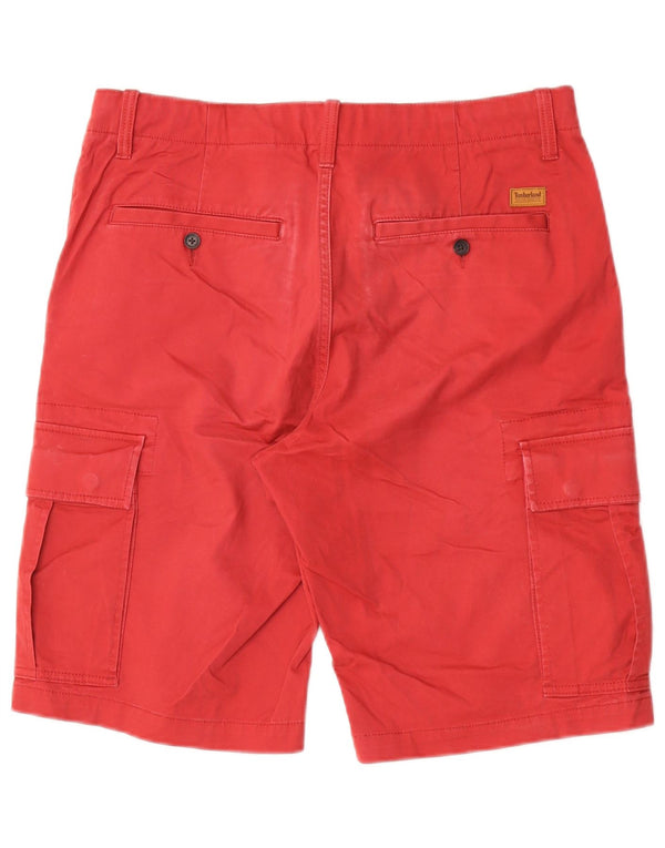 Timberland Shorts Cargo De Ajuste Relajado Para Hombre W31 Algodón Rojo Medio