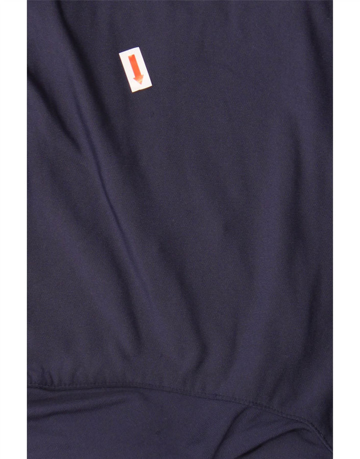 Top de chándal con cuello y cremallera para hombre, talla mediana