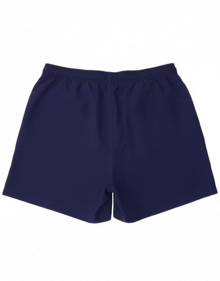 Adidas - Pantalones cortos deportivos para hombre, talla grande, poliéster, color azul marino