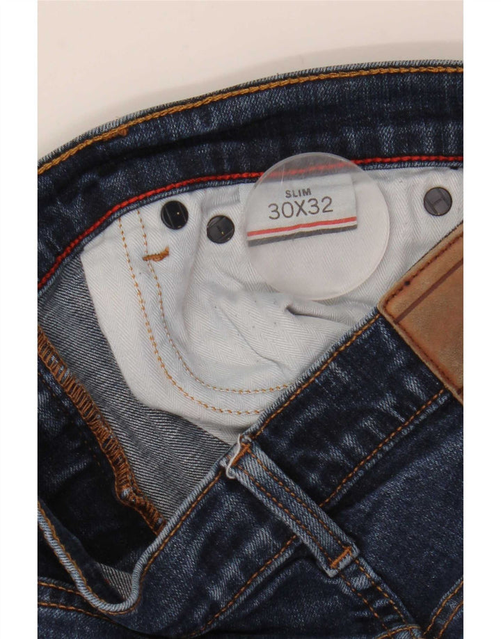 Tommy Hilfiger Vaqueros Slim para Hombre W30 L32 Azul Marino