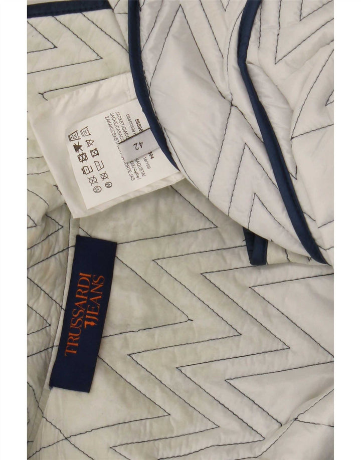 Chaqueta acolchada Mujer Trussardi Jeans IT 42 Azul medio Colorblock