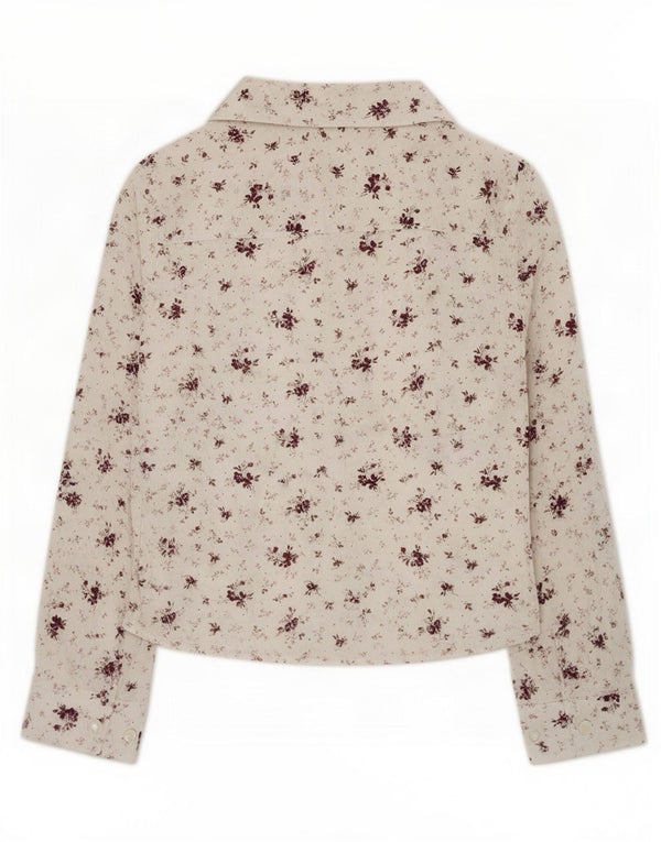 Laura Ashley Camisa para mujer Reino Unido 42 Mediano Blanco Floral