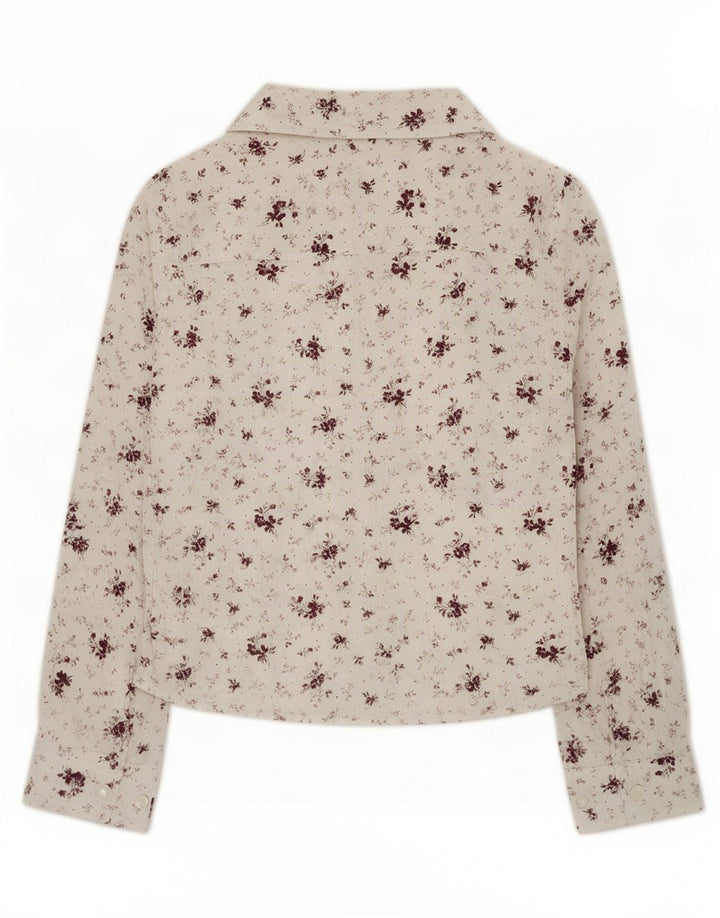 Laura Ashley Camisa para mujer Reino Unido 42 Mediano Blanco Floral