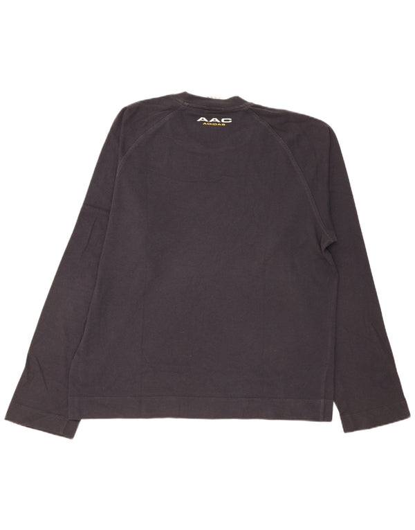 Adidas Hombre Graphic Top Manga Larga XL Azul Marino Algodón