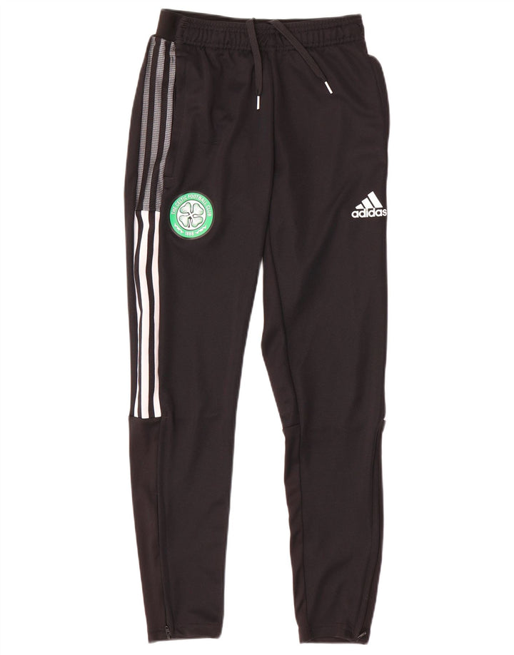 Adidas Hombre Boston Celtics Pantalones De Chándal XS Negro Poliéster