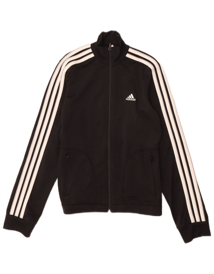ADIDAS Chaqueta de chándal para mujer UK 8 Small Poliéster negro