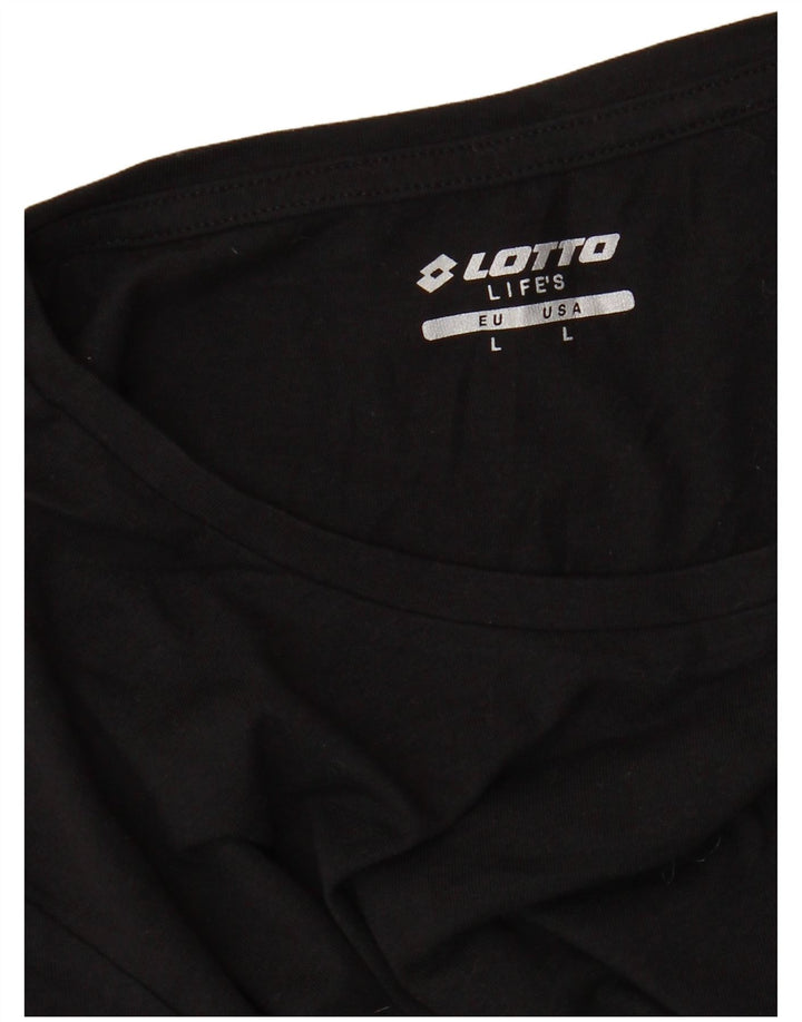 LOTTO Camiseta para mujer Top UK 46 Large Black