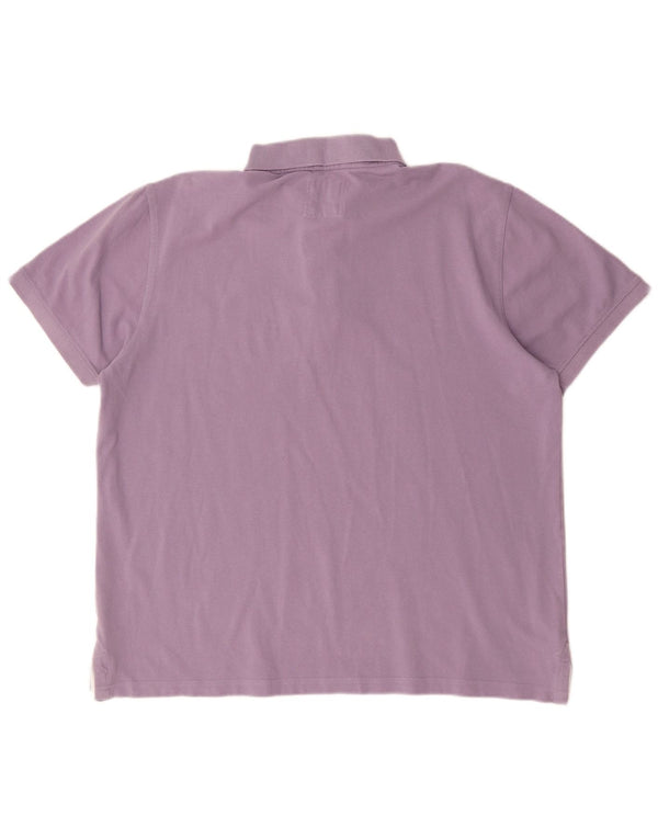 Crew Clothing Polo para hombre XL Algodón morado