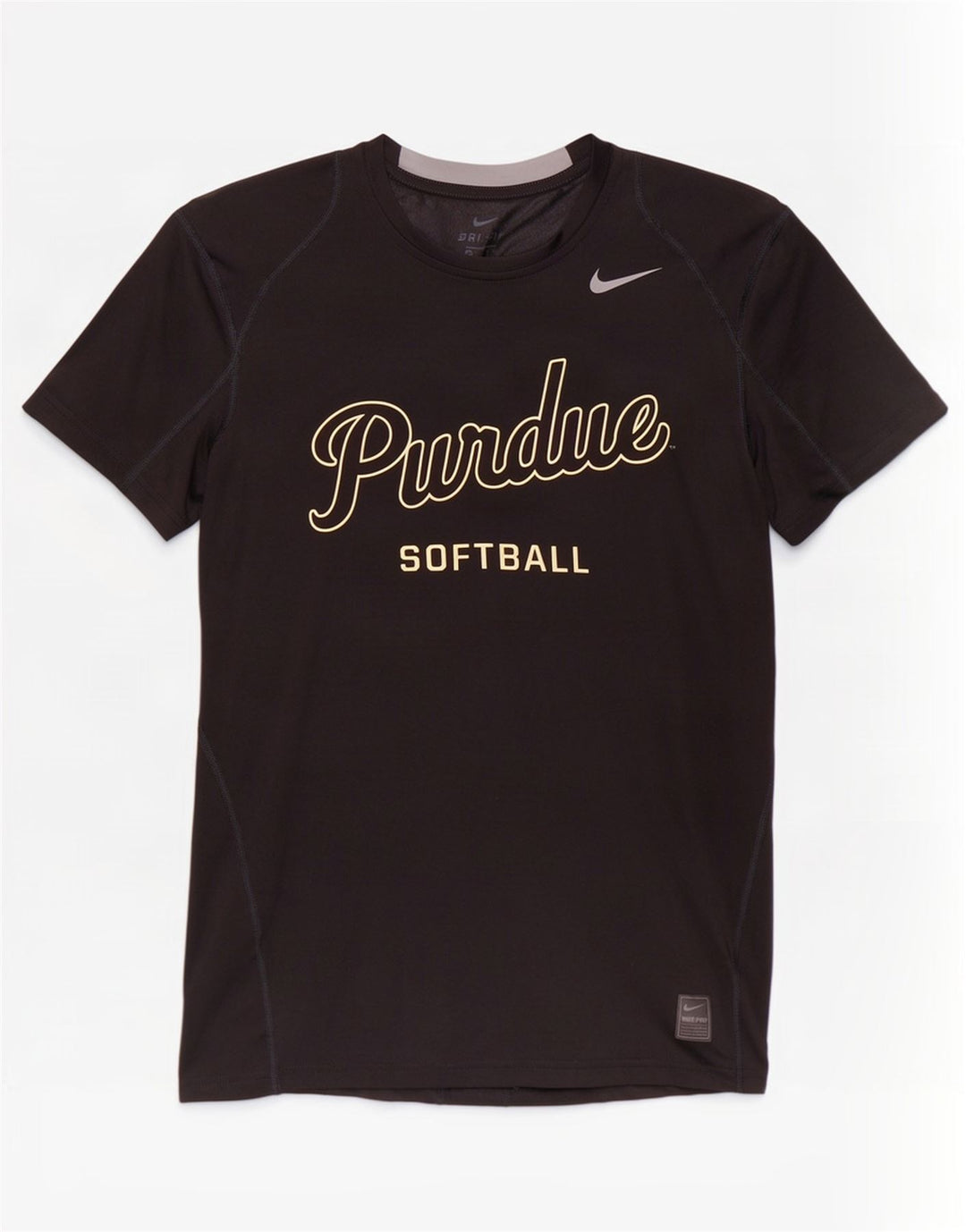 Nike Camiseta Dri Fit Graphic para Hombre Top Mediano Negro Poliéster