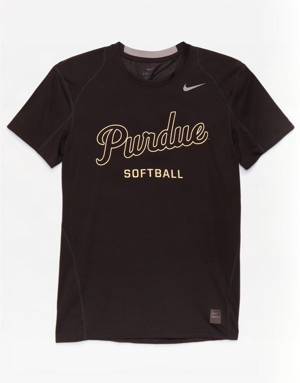 Nike Camiseta Dri Fit Graphic para Hombre Top Mediano Negro Poliéster