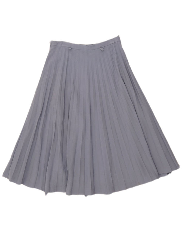 Emmegi Falda Plisada De Cintura Alta Para Mujer IT 44 Medium W26 Azul