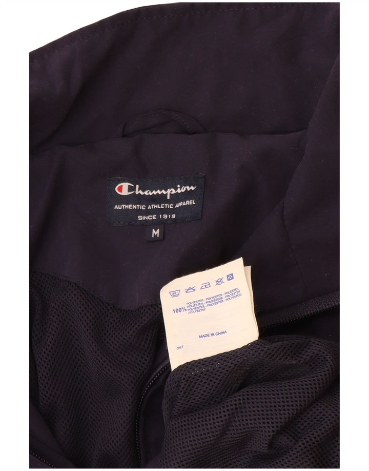 Champion Chaqueta De Chándal Para Hombre Poliéster Color Block Azul Marino Mediano