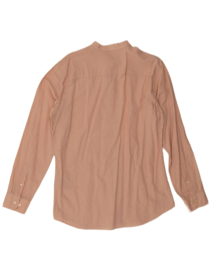 Camisa Vintage para Hombre Mediana Rosa de Algodón