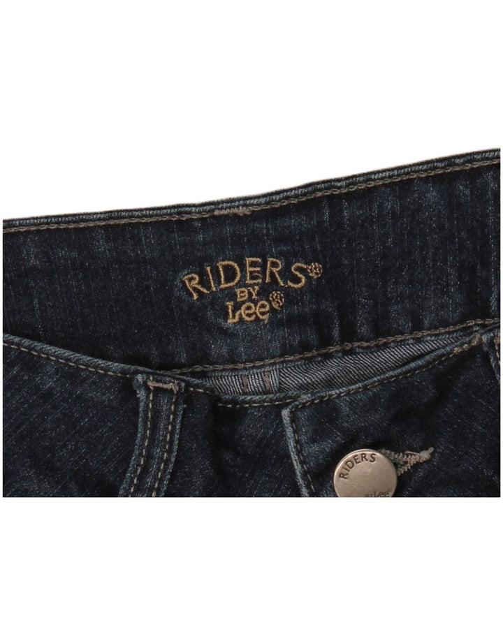 LEE Mujer Riders Denim Shorts W32 Grande Azul Marino